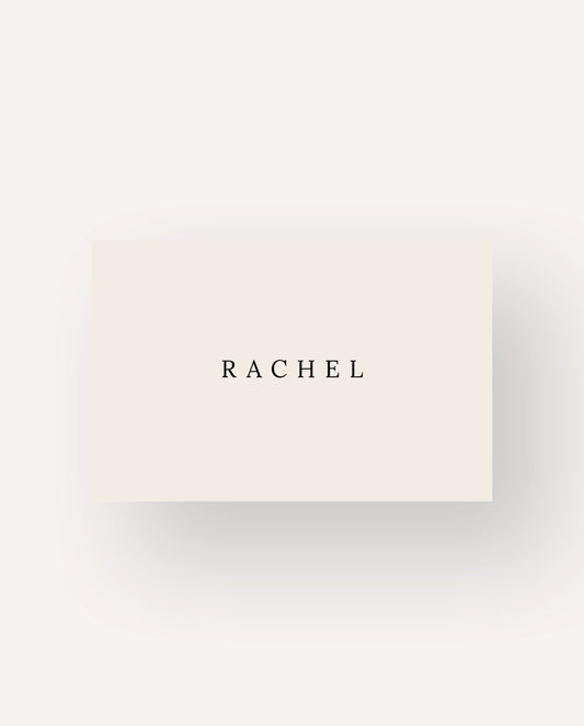 Place Card  |  Jacqui & Mitch
