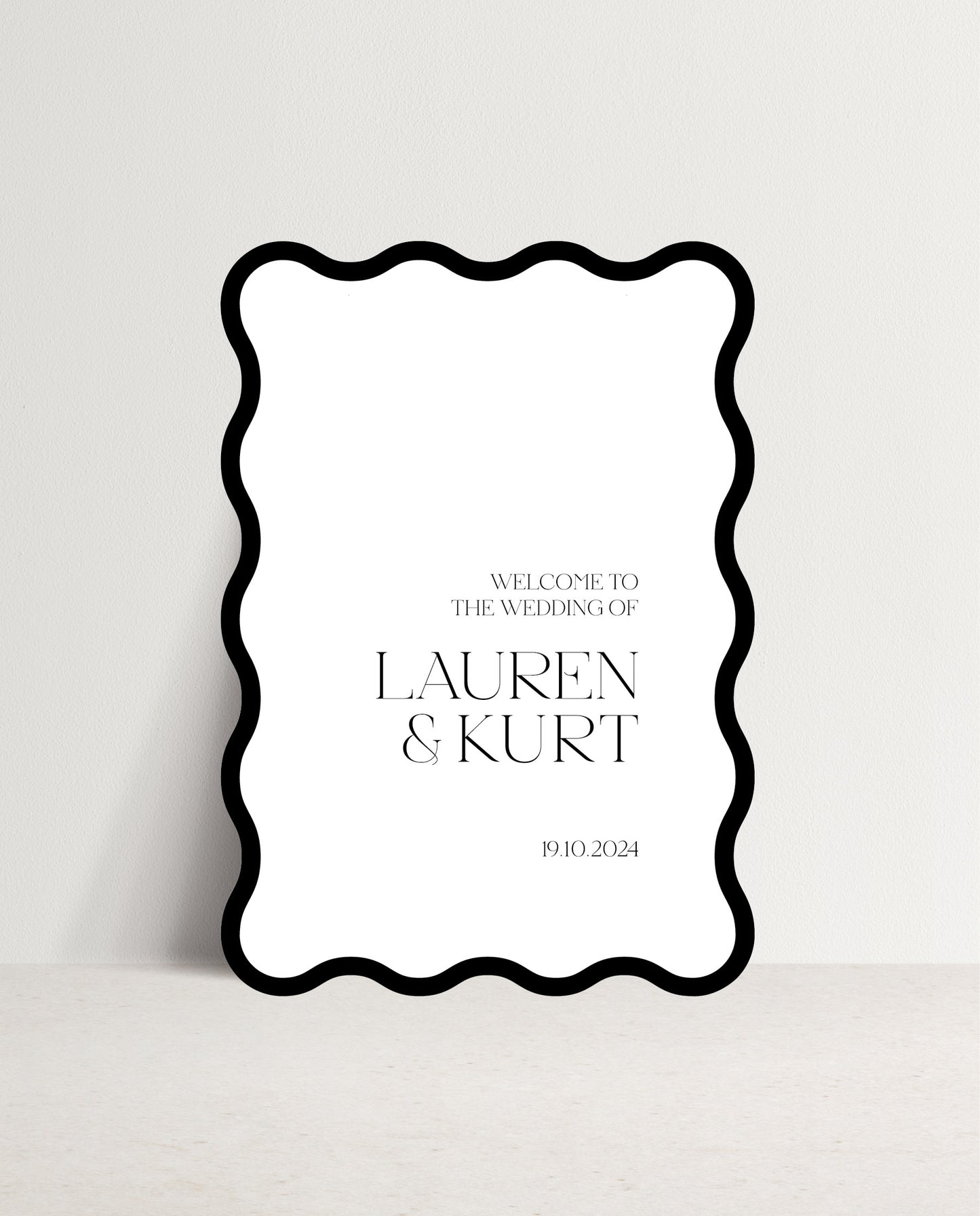 Welcome Sign | Lauren & Kurt