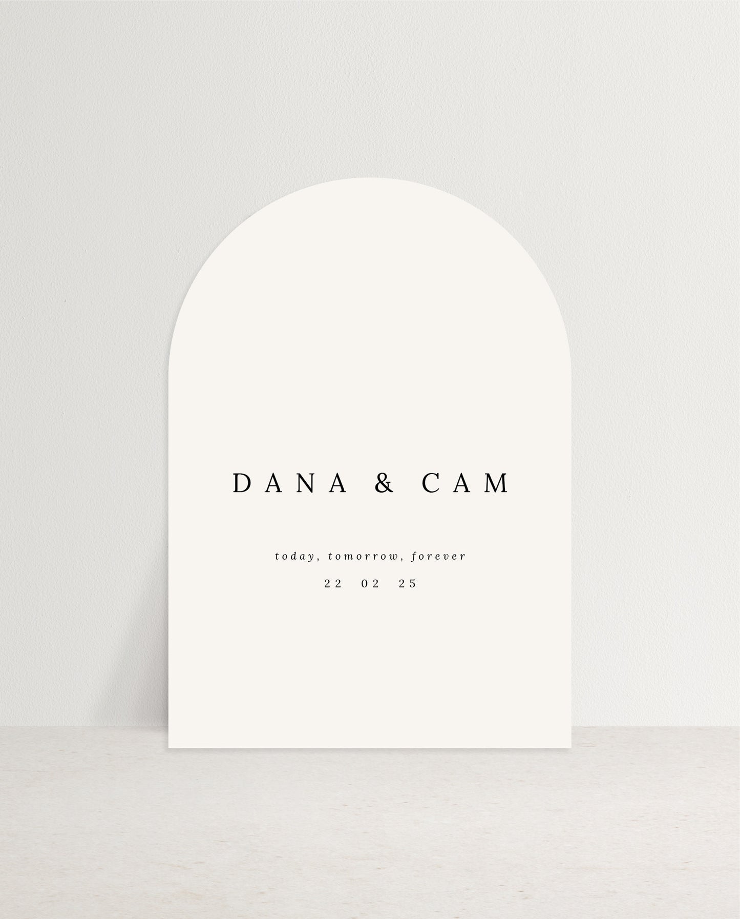 Welcome Sign | Dana & Cam