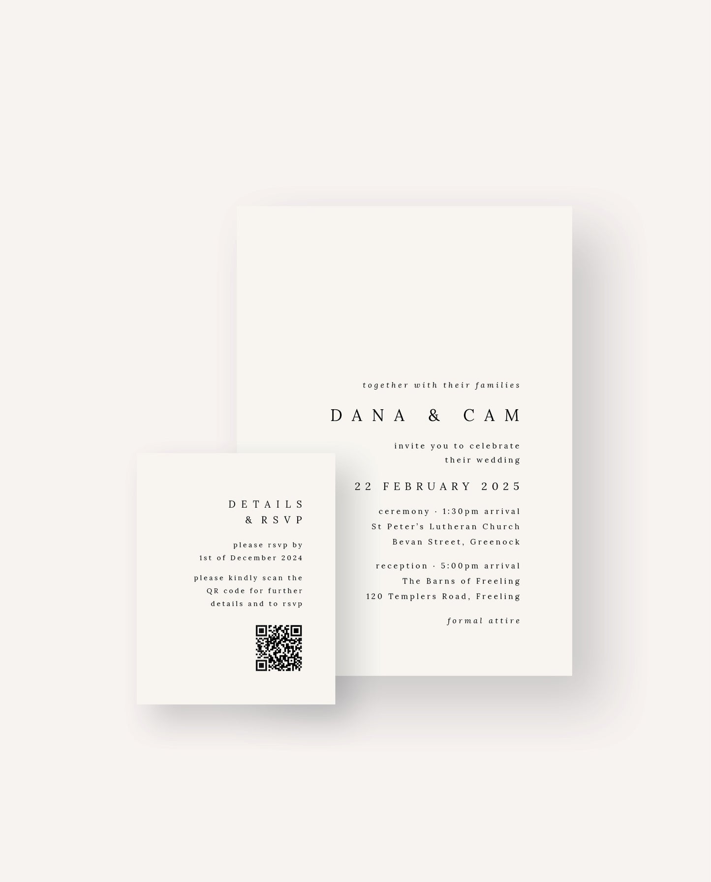 Invitation Suite  |  Dana & Cam