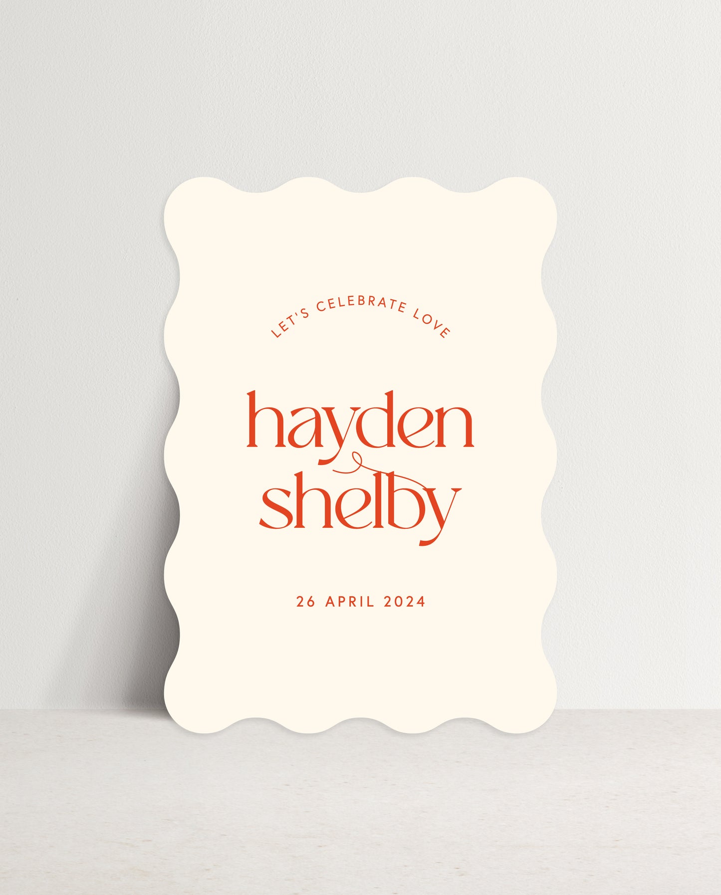 Welcome Sign | Hayden & Shelby