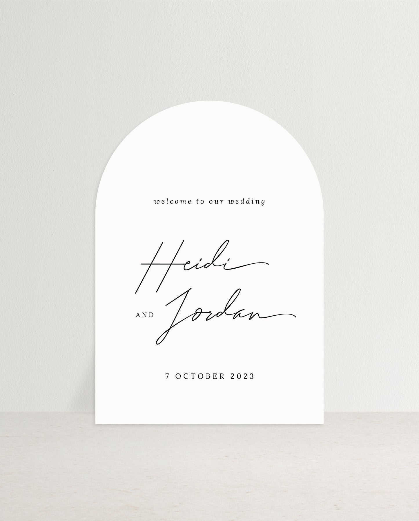 Welcome Sign  |  Heidi & Jordan