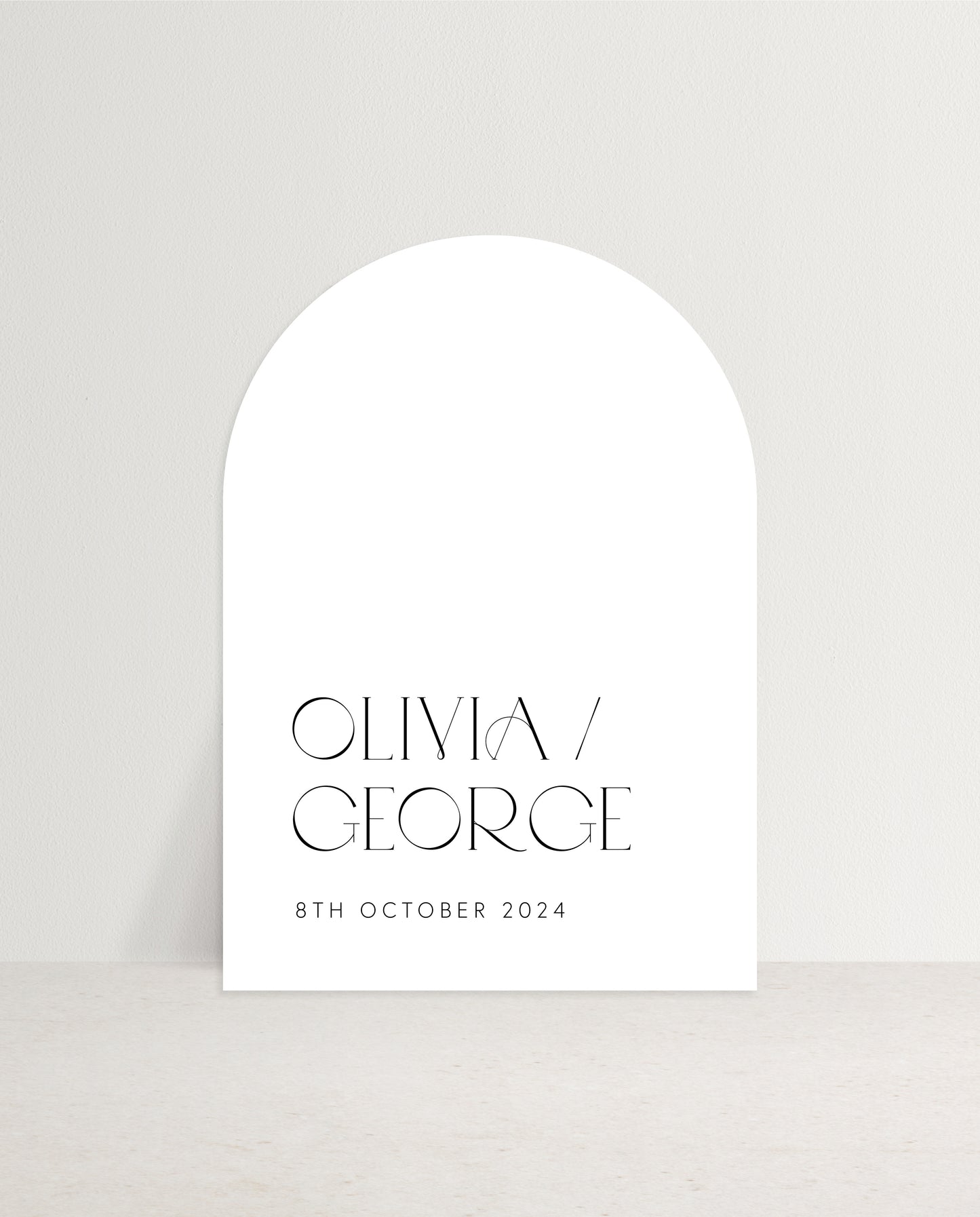 Welcome Sign | Olivia & George