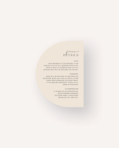Invitation Suite  |  Tahlia & Tom