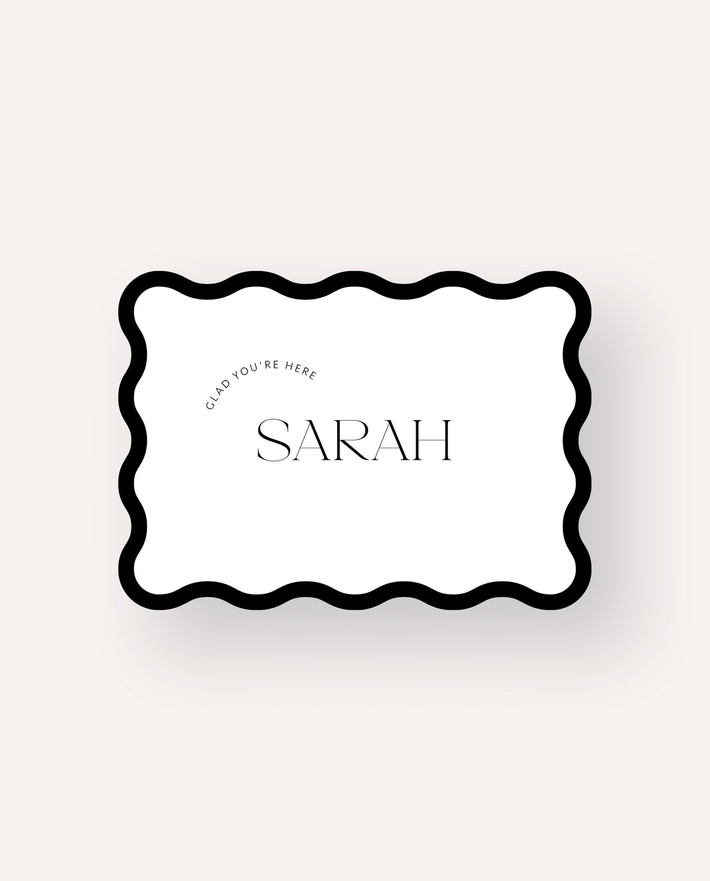 Place Card  |  Lauren & Kurt