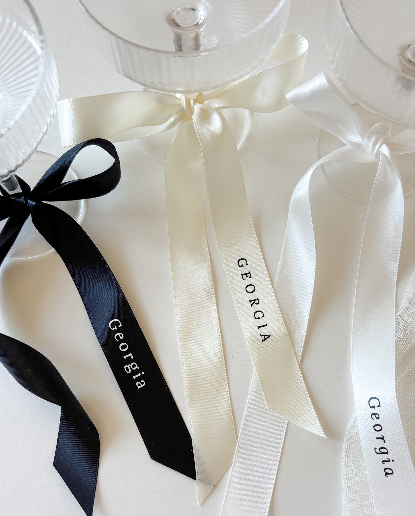 Ribbon Drink Tags | Personalised Names