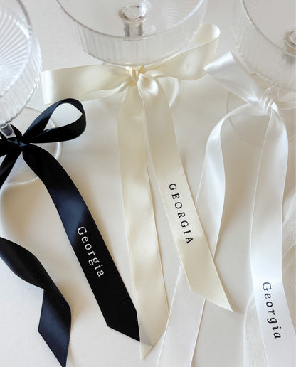 Ribbon Drink Tags | Personalised Names