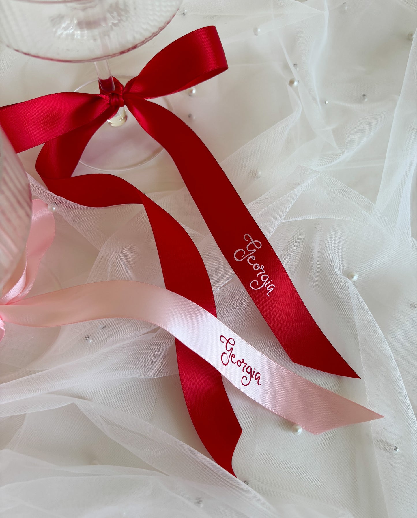 Ribbon Drink Tags | Personalised Names