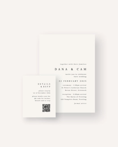 Invitation Suite  |  Dana & Cam