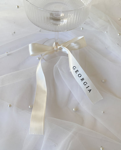 Ribbon Drink Tags | Personalised Names