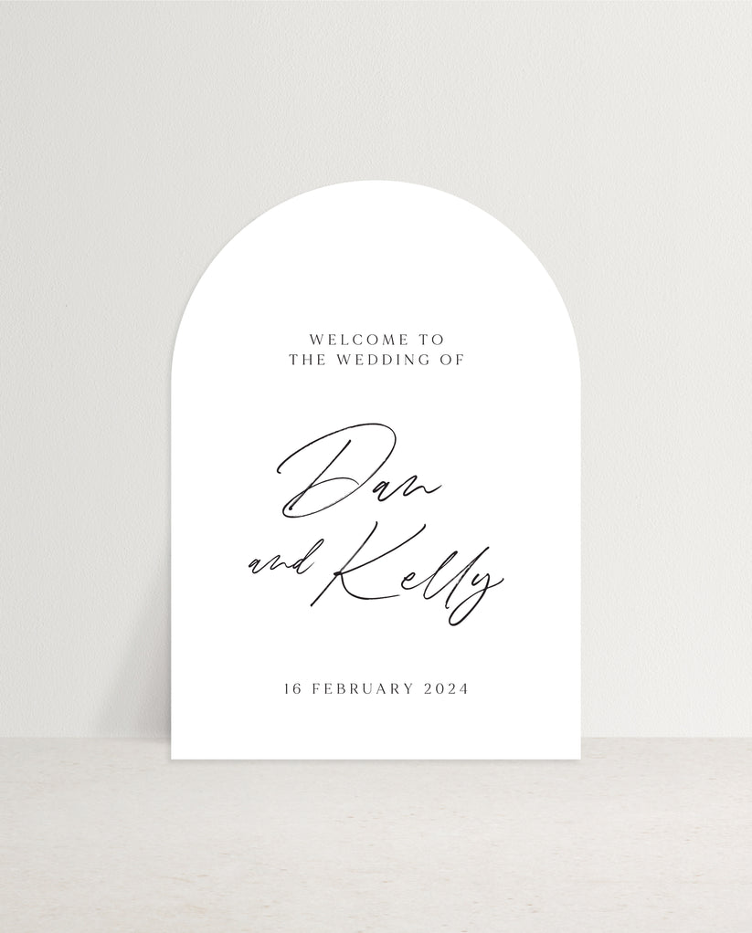 Welcome Sign | Dan & Kelly – Creo