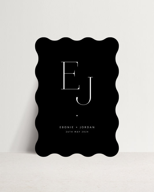 Welcome Sign  |  Ebonie & Jordan