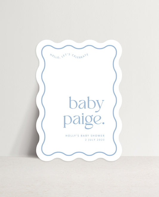 Welcome Sign  |  Holly's Baby Shower