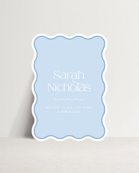 Welcome Sign  |  Sarah & Nicholas